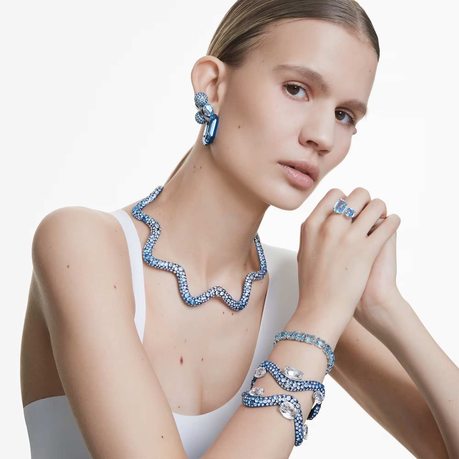 Открытое кольцо Swarovski Millenia 5694142 Открытое кольцо Swarovski Millenia 5694142