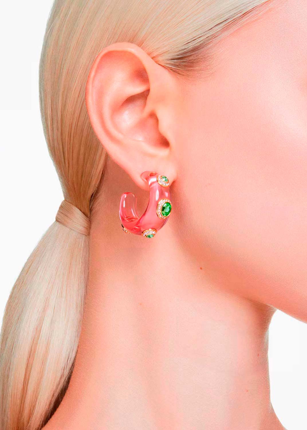 Серьги полукольца Swarovski Dulcis 5719112 Серьги полукольца Swarovski Dulcis 5719112