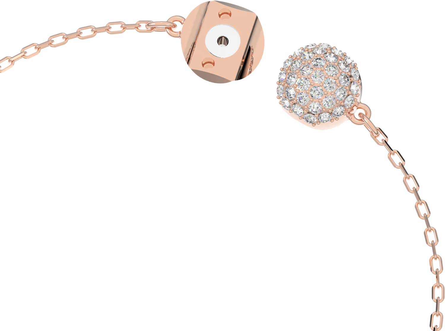 Браслет цепь ''Лебедь'' Swarovski Swan 5485877 (L)