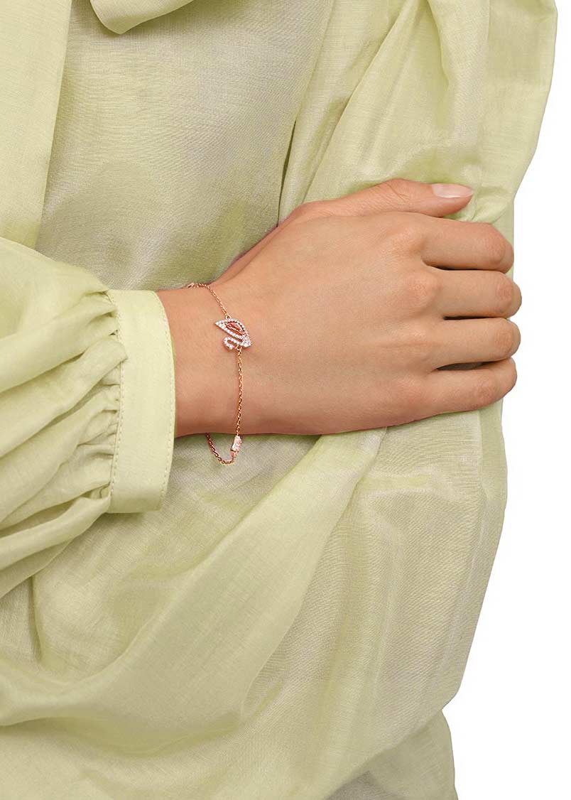 Браслет цепь ''Лебедь'' Swarovski Swan 5472271 (M)