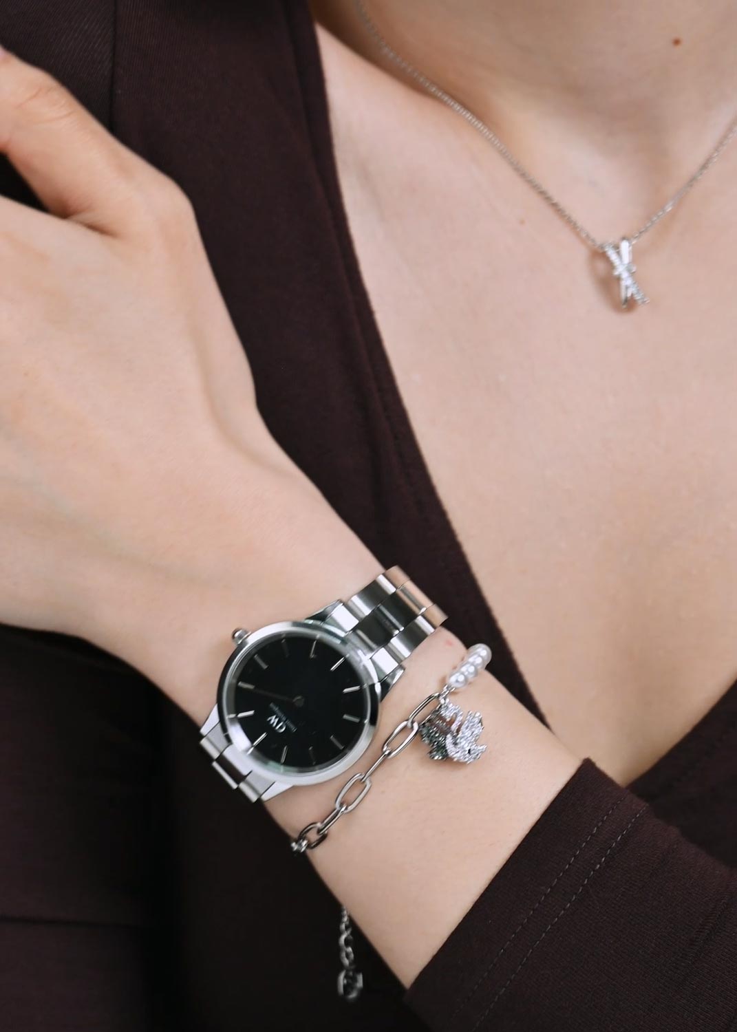 Браслет Swarovski Swan 5705720 Браслет Swarovski Swan 5705720