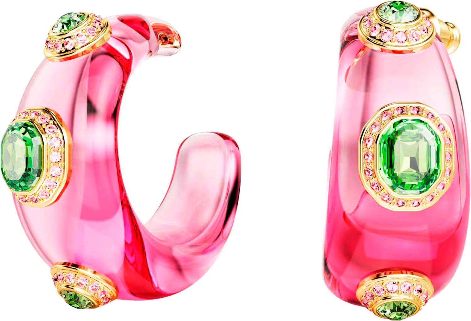 Серьги полукольца Swarovski Dulcis 5719112 Серьги полукольца Swarovski Dulcis 5719112