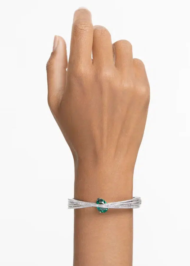 Жесткий браслет Swarovski Hyperbola 5665326 (L)