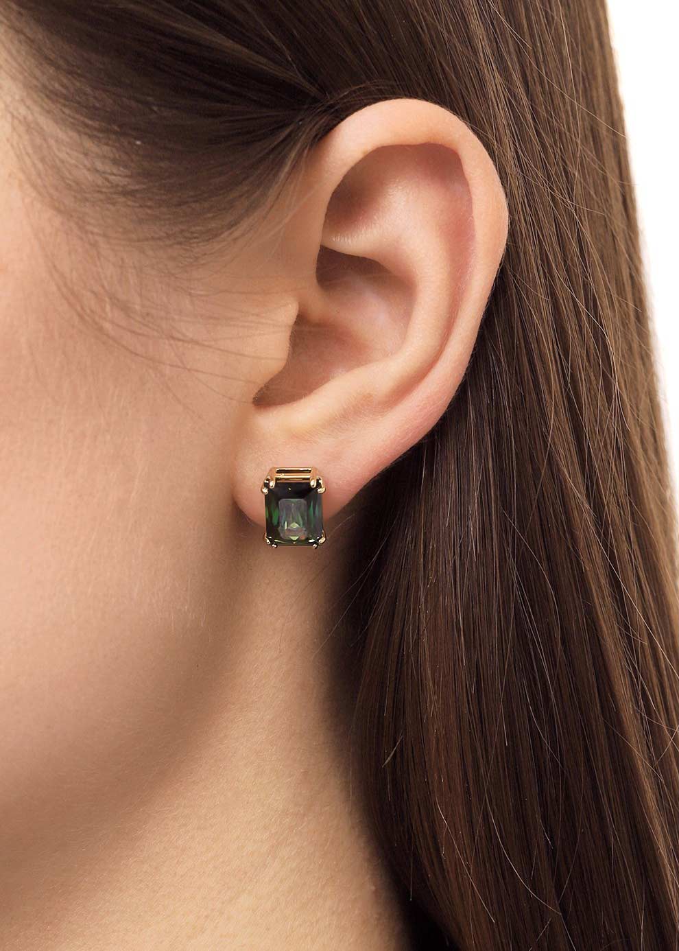 Серьги пусеты-гвоздики Matrix Swarovski 5677142 с кристаллами Swarovski