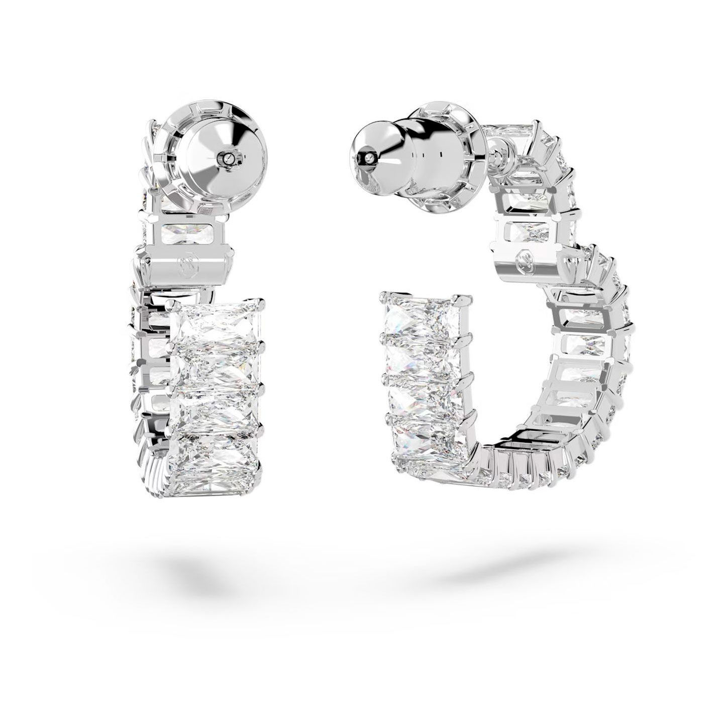 Серьги полукольца Swarovski Matrix 5653170 Серьги полукольца Swarovski Matrix 5653170