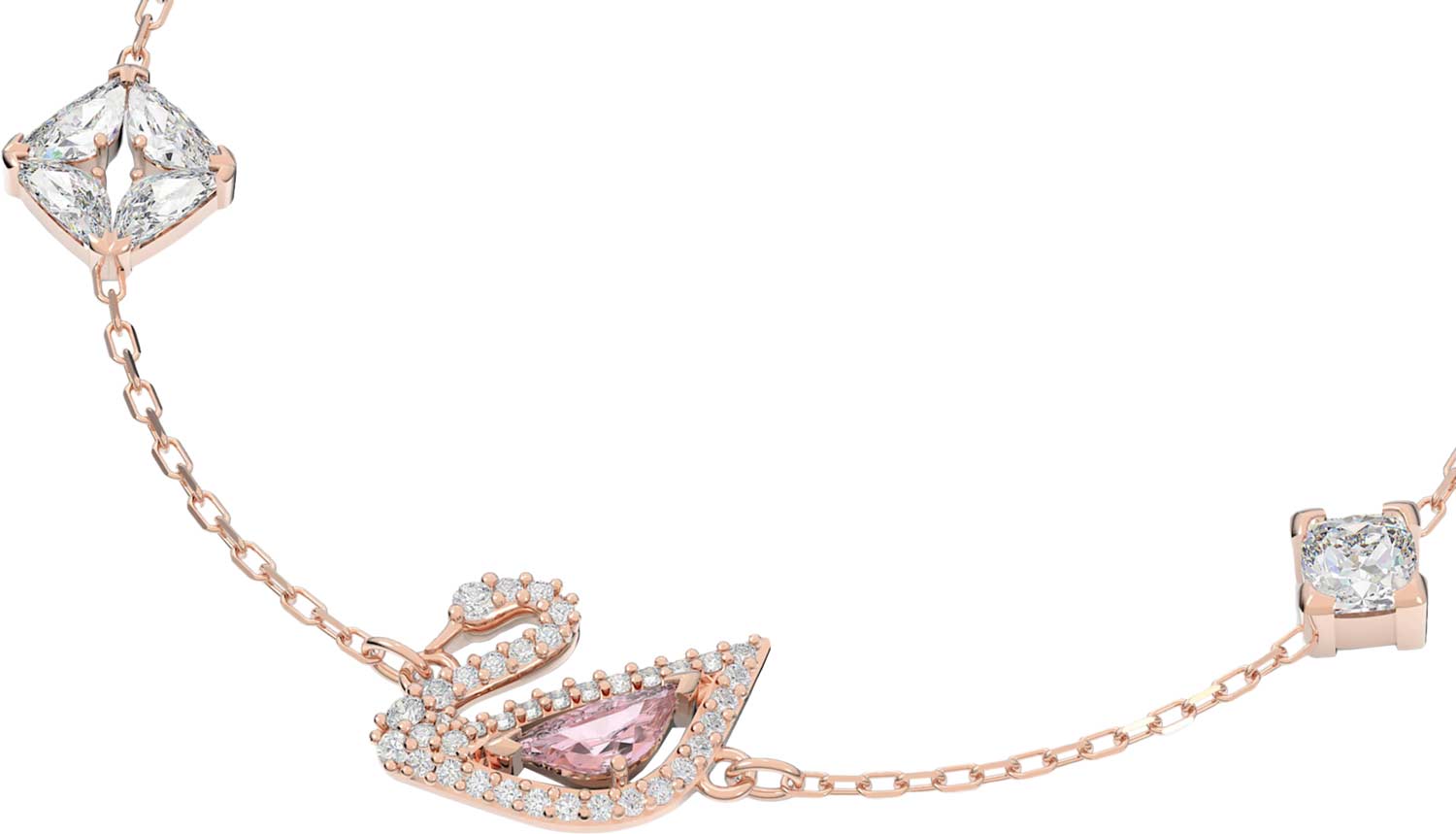 Браслет цепь ''Лебедь'' Swarovski Swan 5485877 (L)
