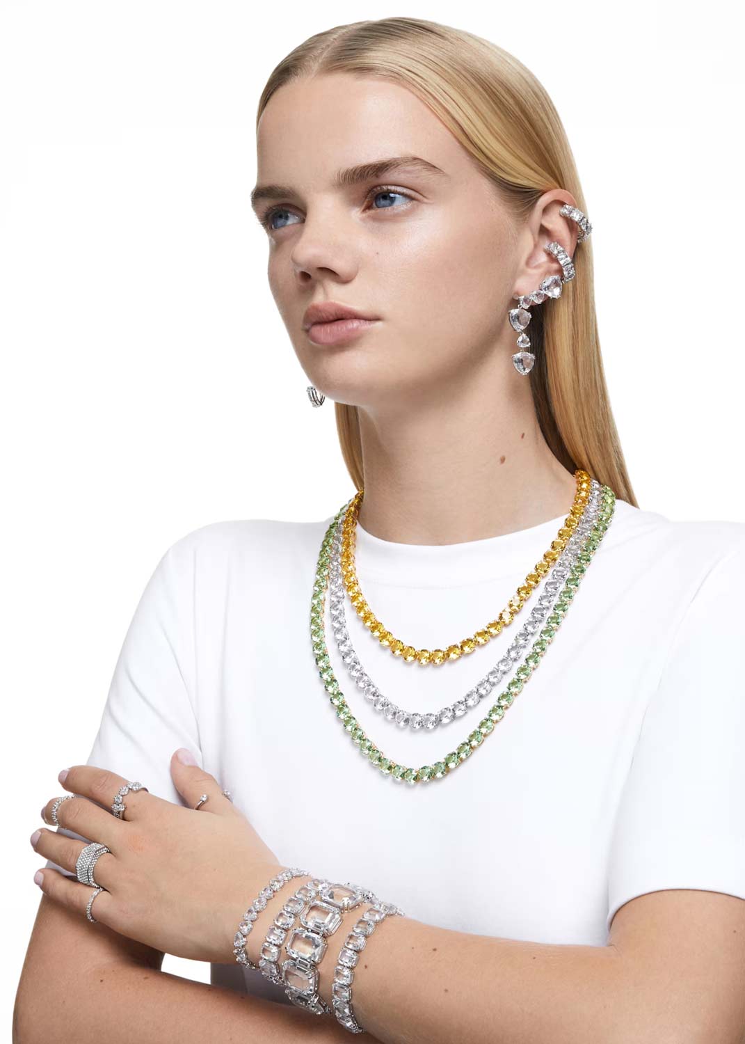 Коктейльное кольцо Swarovski Dextera 5651367 Коктейльное кольцо Swarovski Dextera 5651367