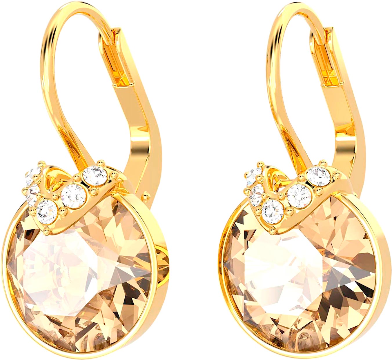 Серьги круглые Swarovski Bella 5662093