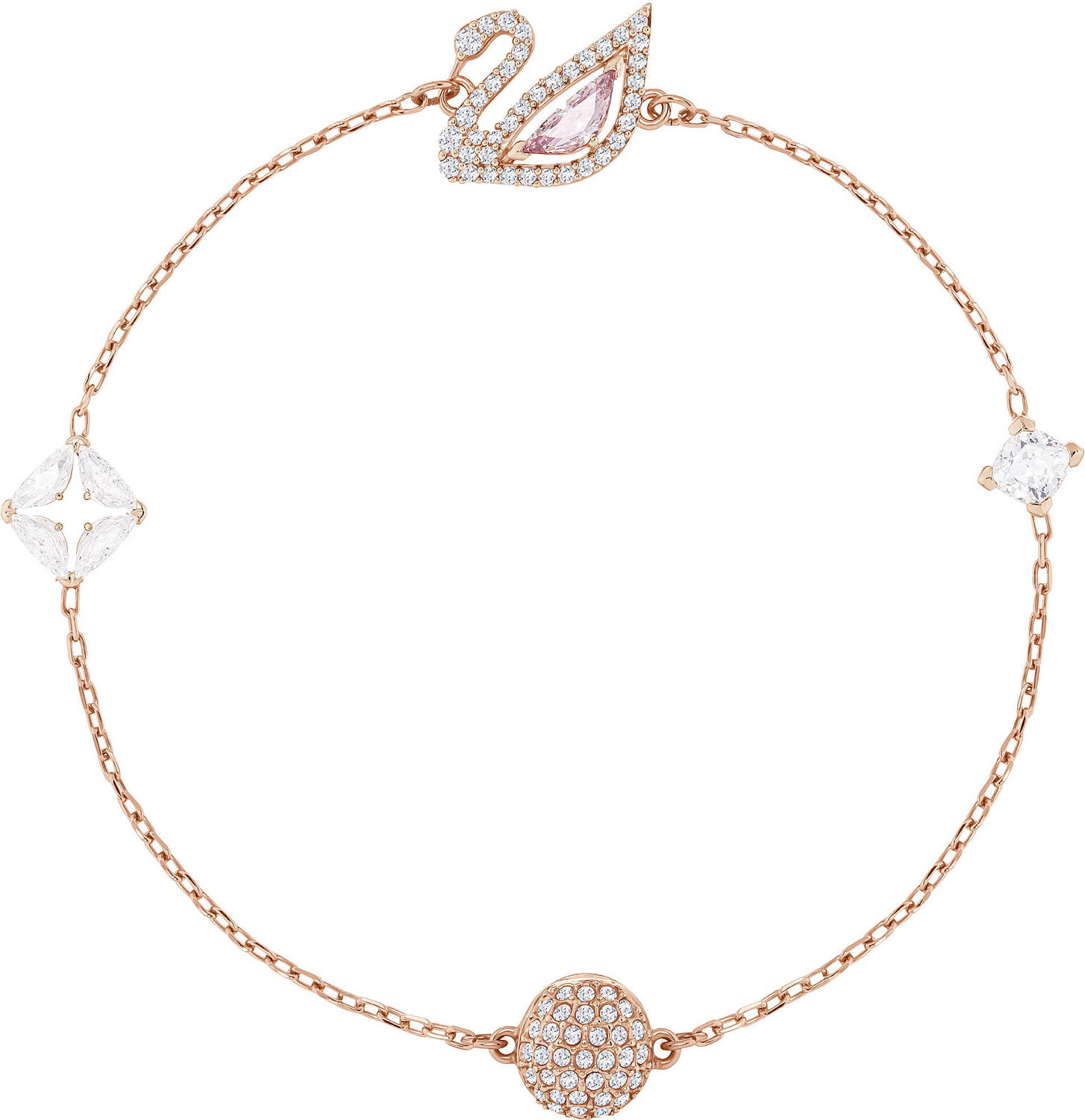 Браслет цепь ''Лебедь'' Swarovski Swan 5472271 (M)