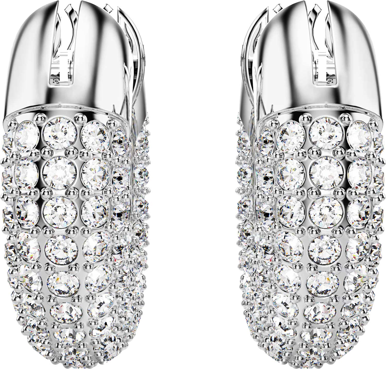 Серьги кольца Swarovski Dextera 5618306 Серьги кольца Swarovski Dextera 5618306