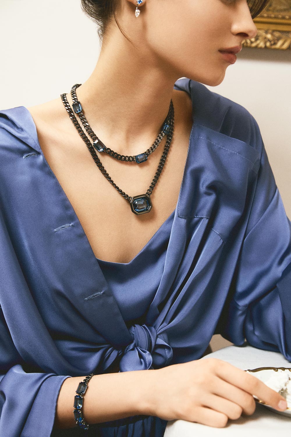 Колье цепь Swarovski Millenia 5671582 Колье цепь Swarovski Millenia 5671582