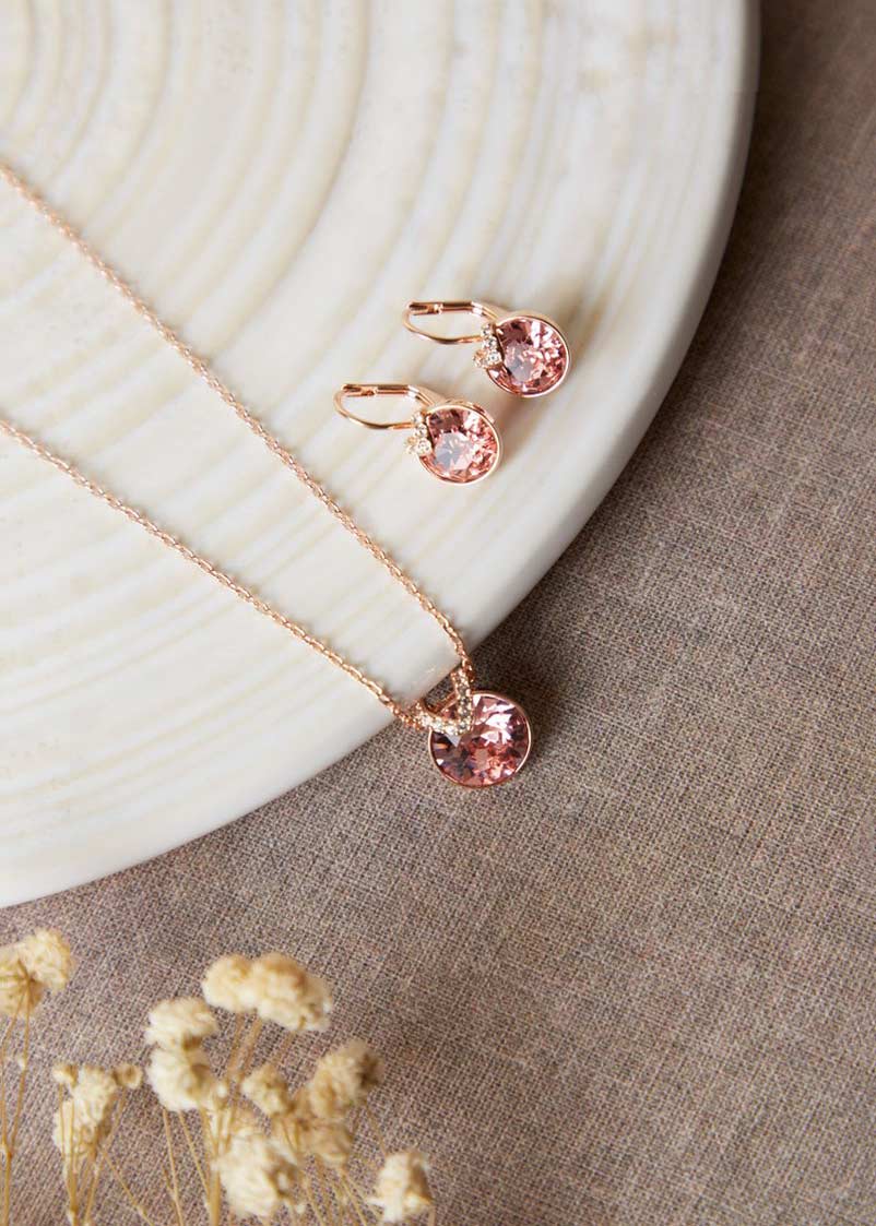 Серьги круглые Swarovski Bella 5662114