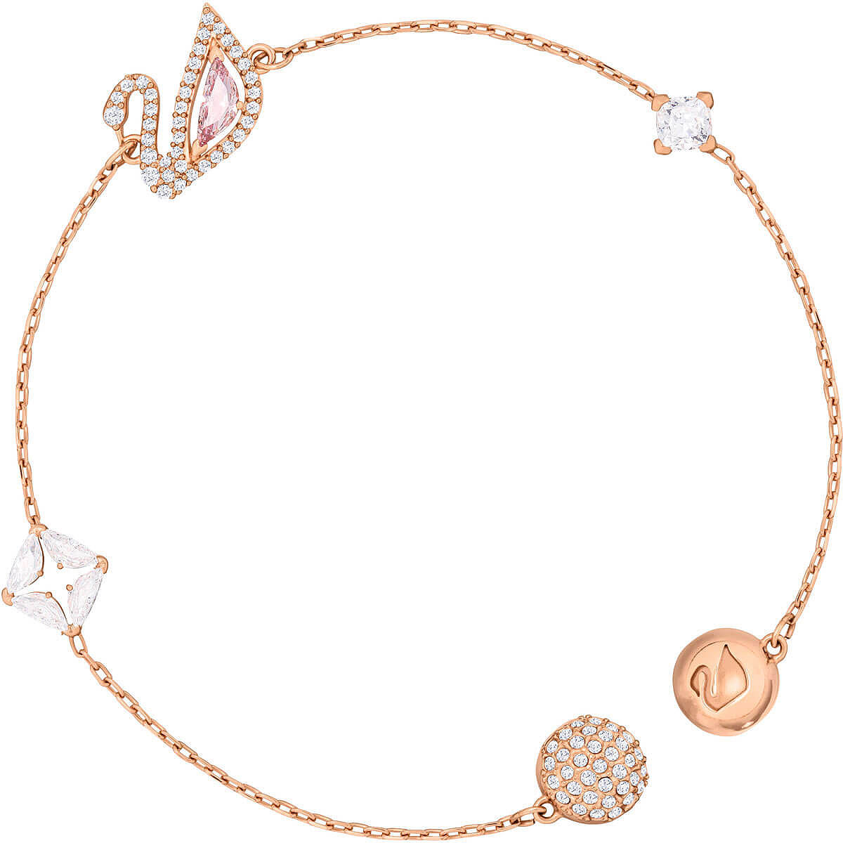 Браслет цепь ''Лебедь'' Swarovski Swan 5472271
