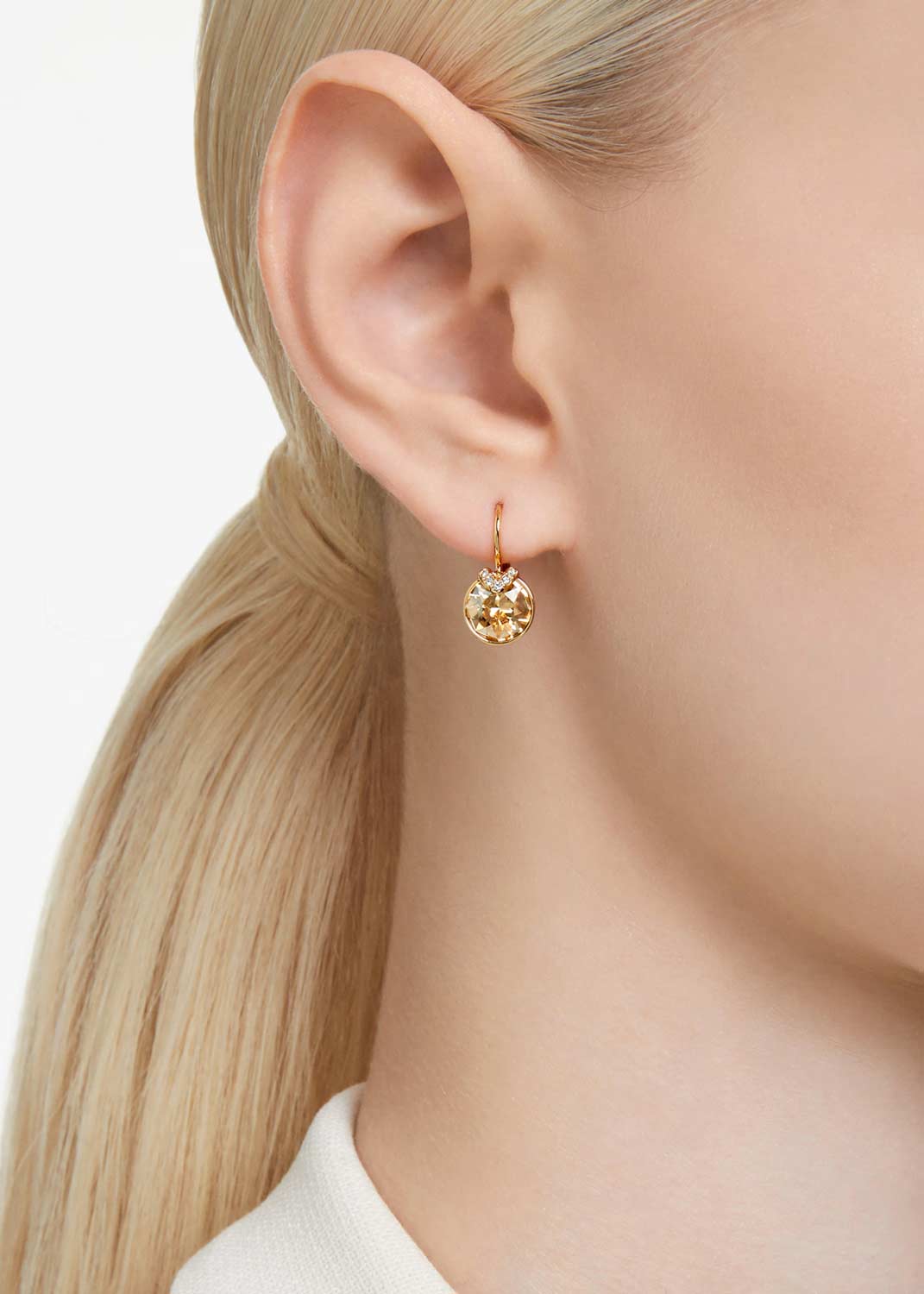 Серьги круглые Swarovski Bella 5662093