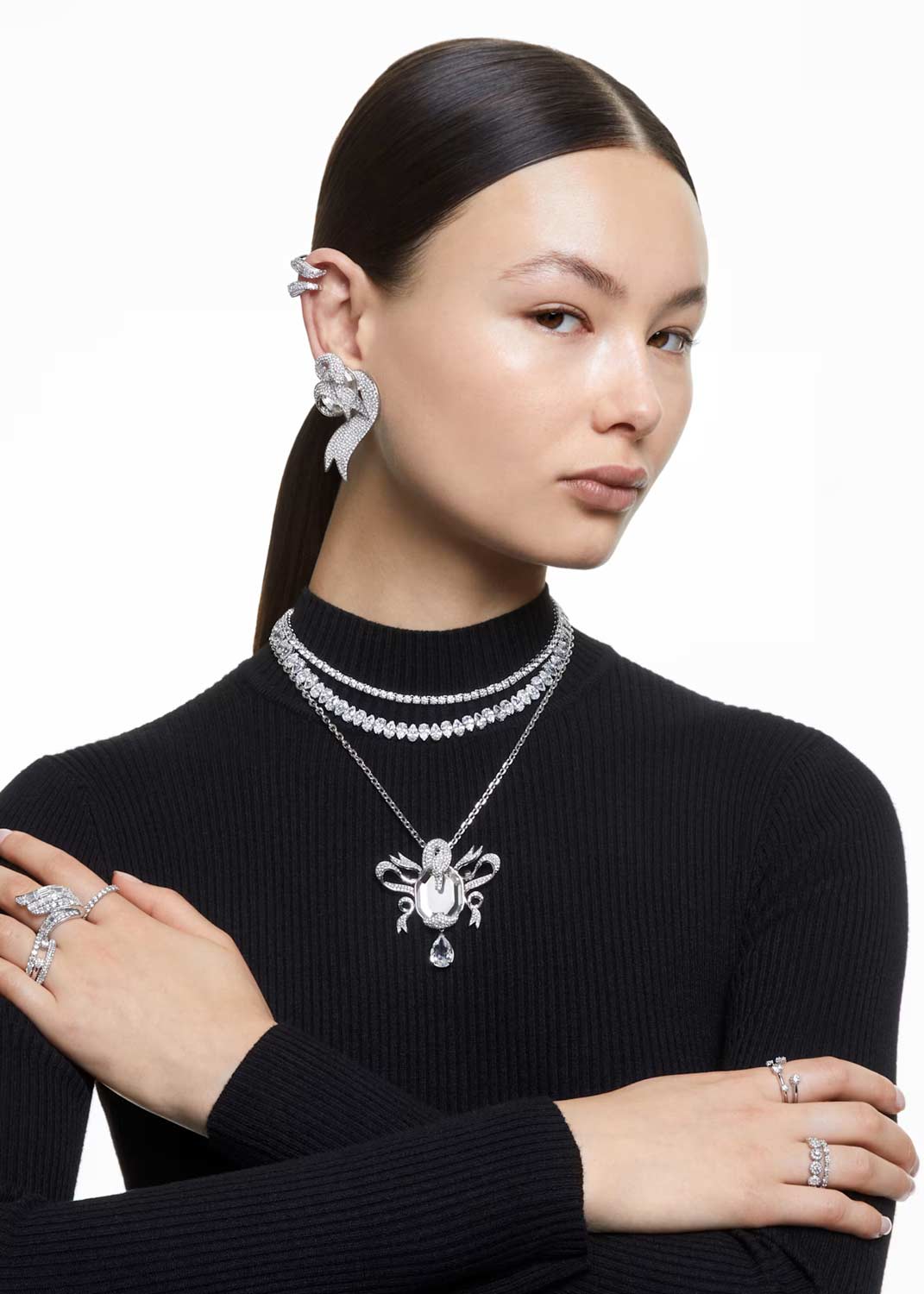Наборное кольцо Swarovski Constella 5640963 Наборное кольцо Swarovski Constella 5640963