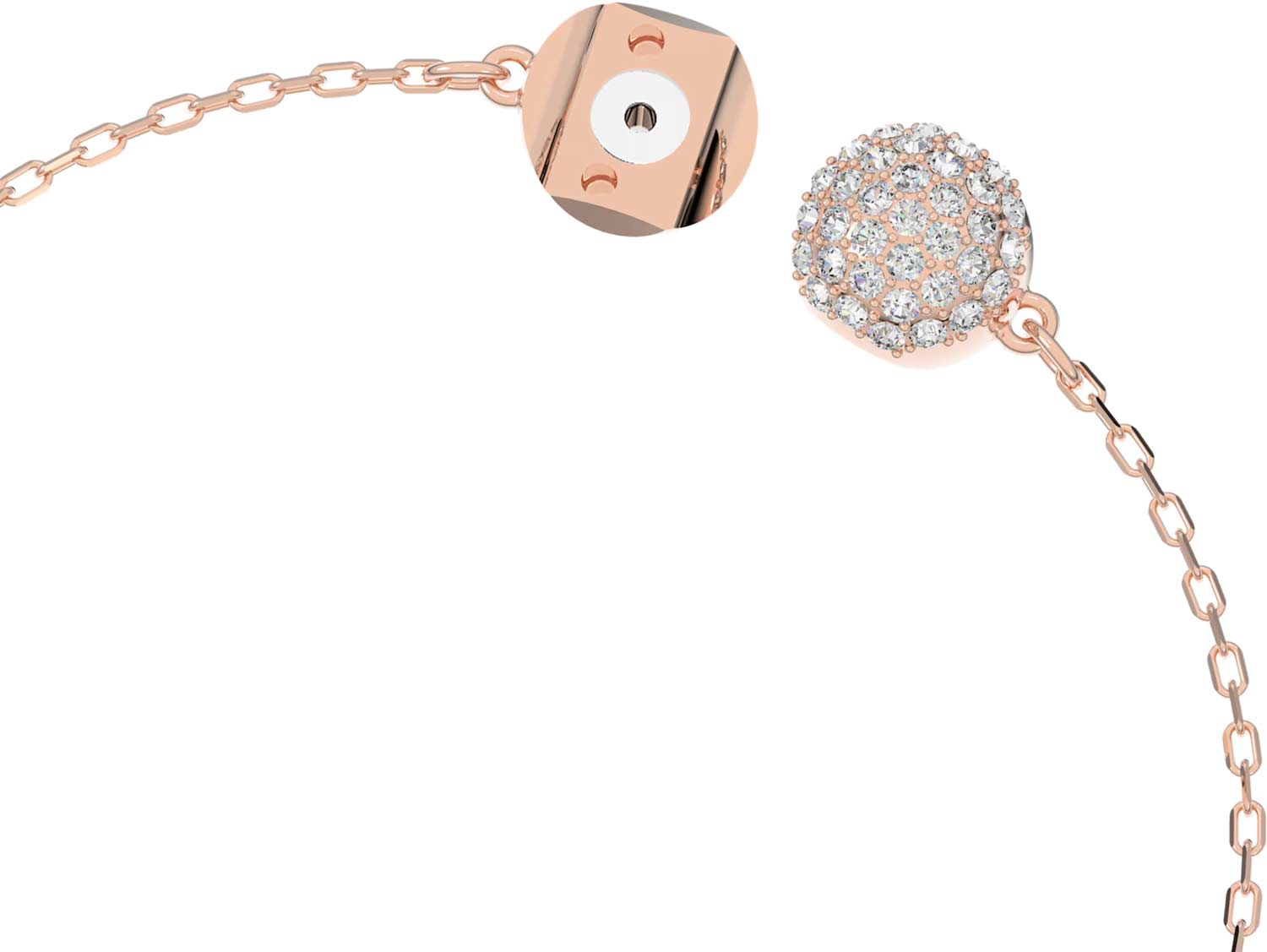 Браслет цепь ''Лебедь'' Swarovski Swan 5472271 (M)