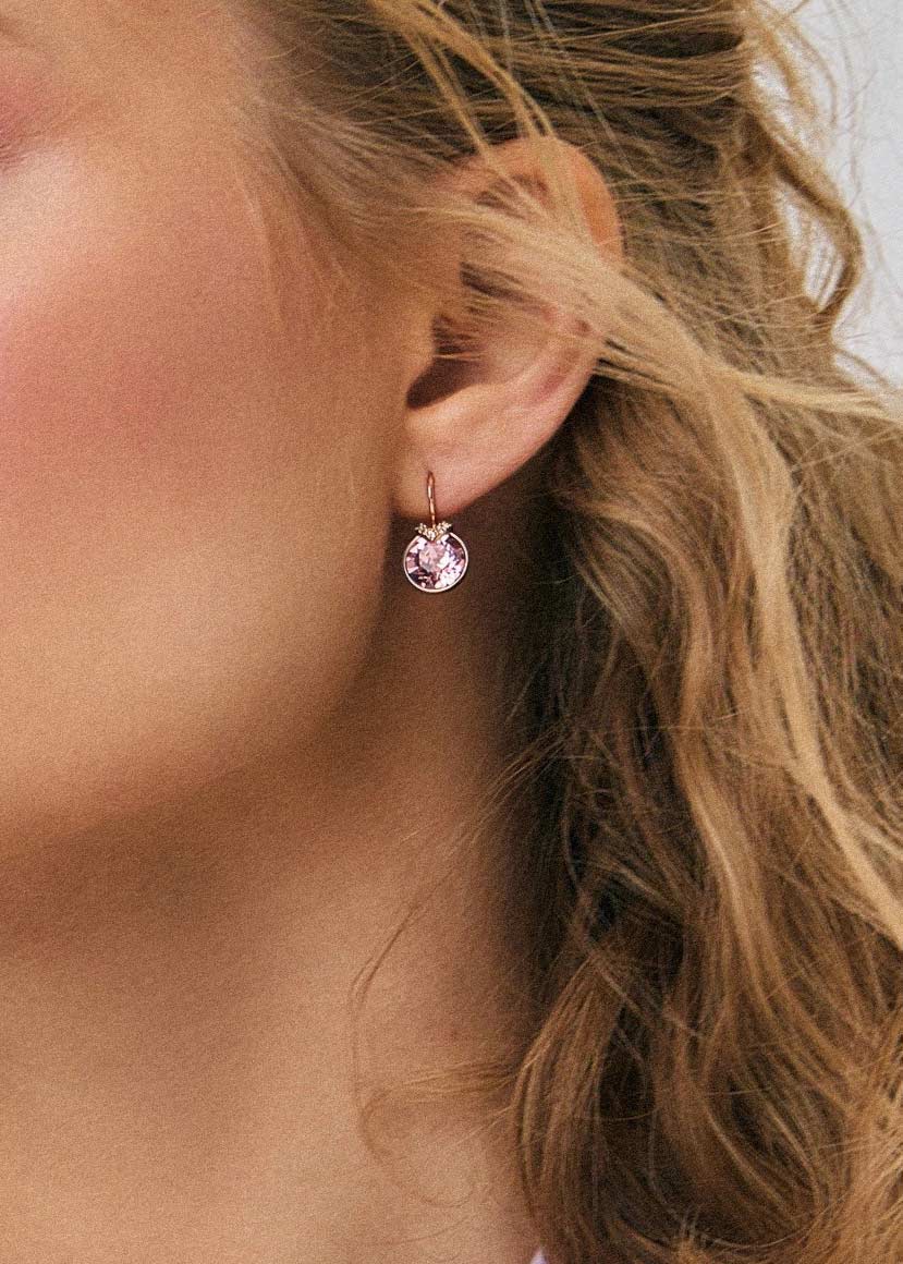 Серьги круглые Swarovski Bella 5662114