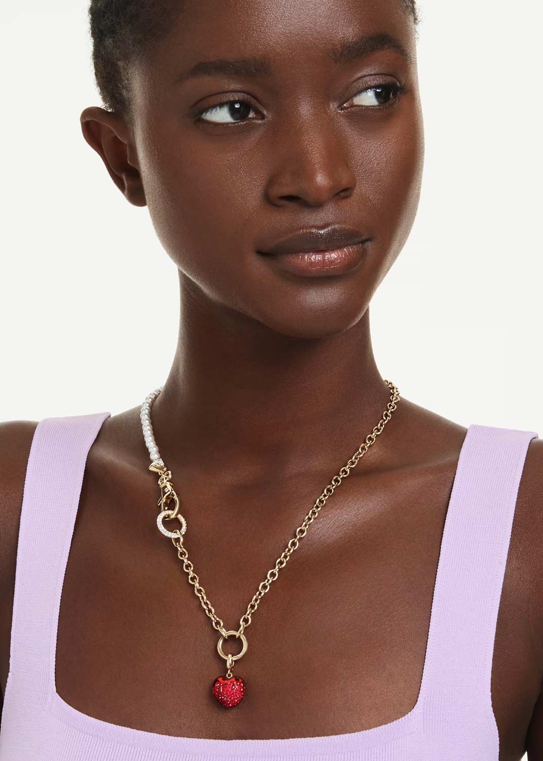 Подвеска-шарм ''Сердце'' Swarovski Idyllia 5742994 с лаком