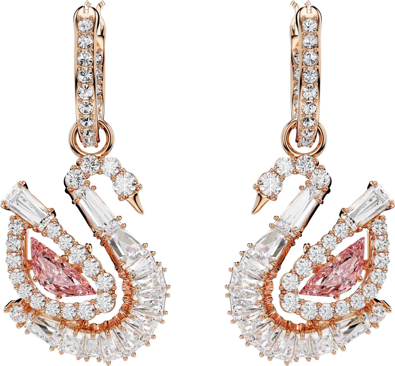 Серьги с подвесками Swarovski Swan 5732415