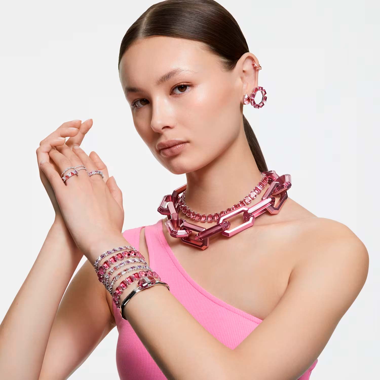 Жесткий браслет Swarovski Lucent 5629227