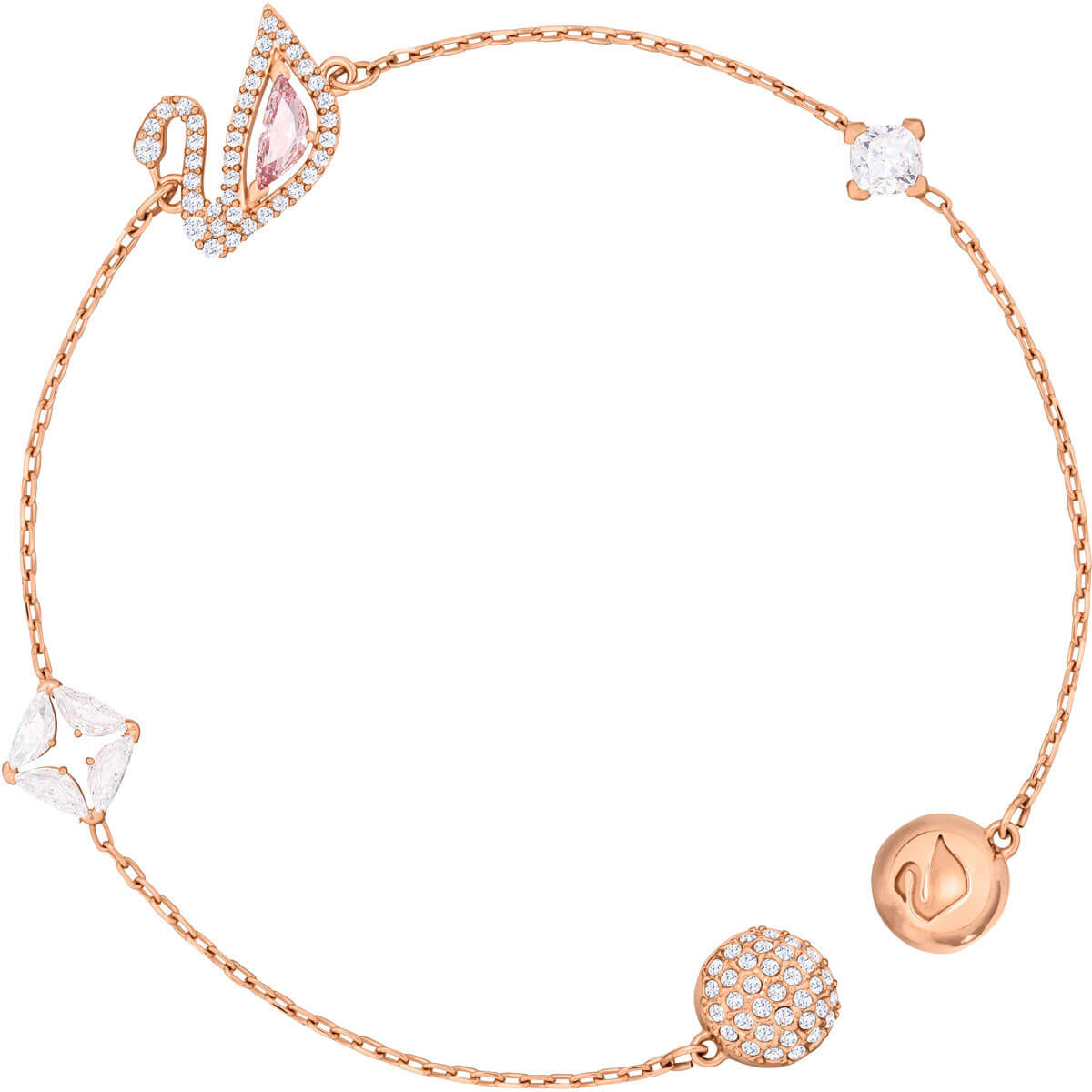 Браслет цепь Swarovski Swan 5485876 (S)