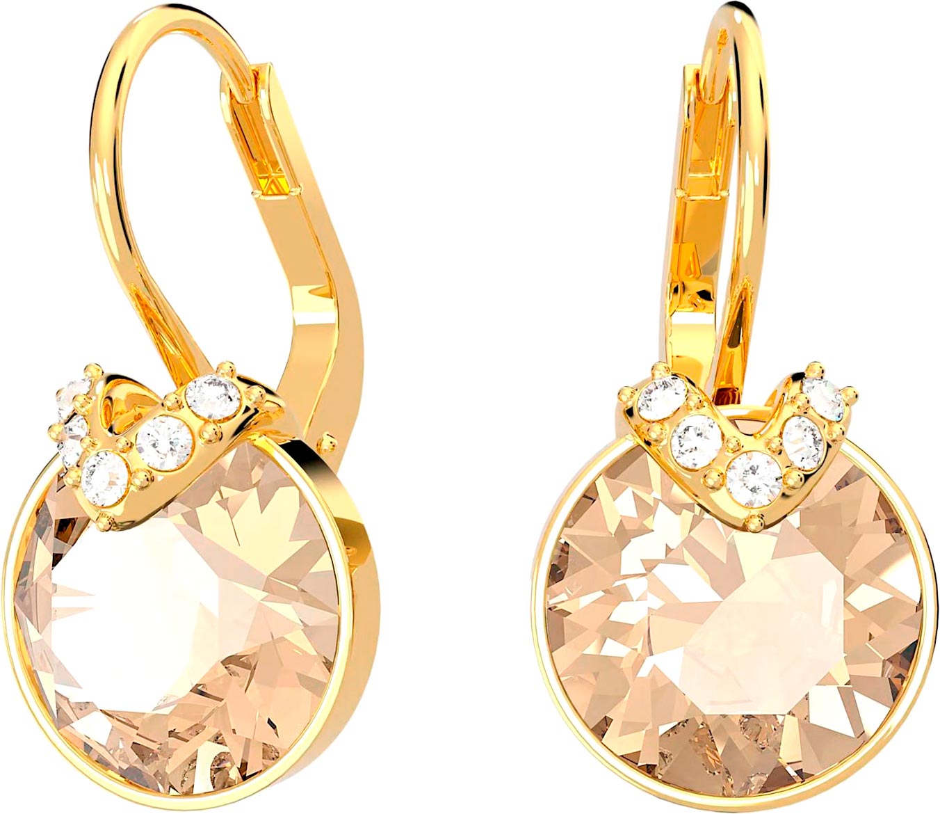 Серьги круглые Swarovski Bella 5662093