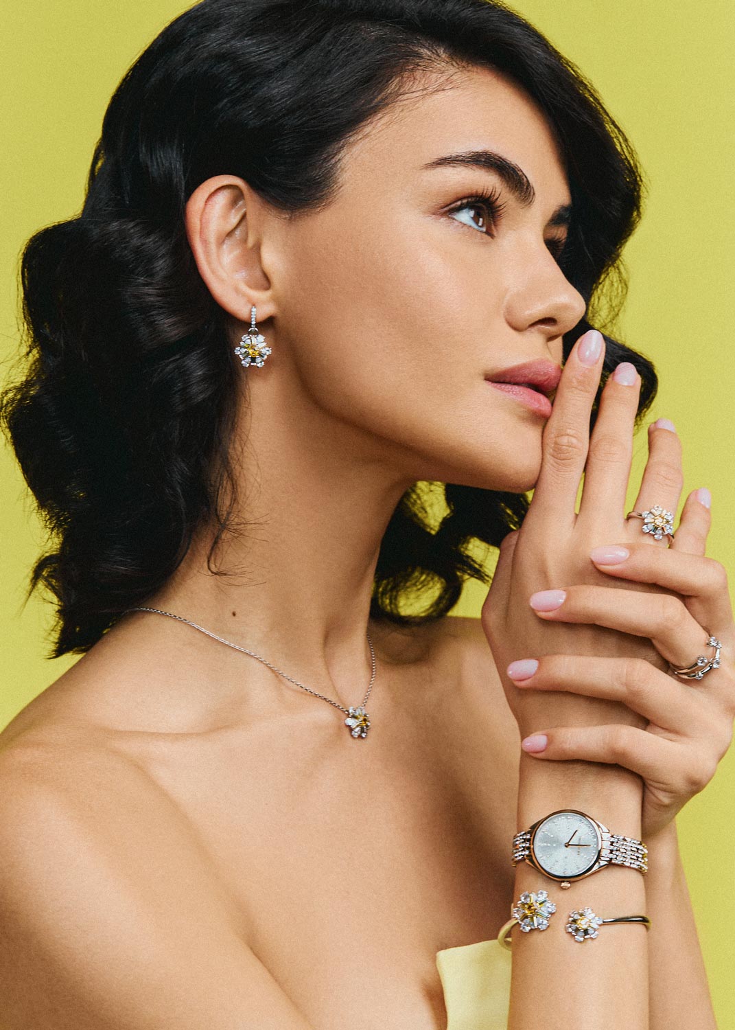 Наборное кольцо Swarovski Constella 5640963 Наборное кольцо Swarovski Constella 5640963