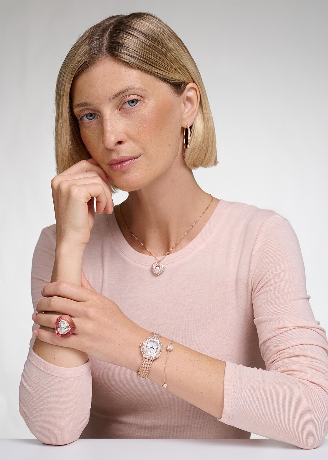 Кулон на цепочке Swarovski Idyllia 5680402