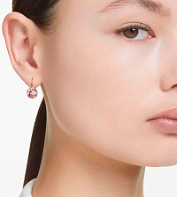Серьги круглые Swarovski Bella 5662114 Серьги круглые Swarovski Bella 5662114