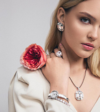 Коктейльное кольцо Swarovski Mesmera 5674296 Коктейльное кольцо Swarovski Mesmera 5674296