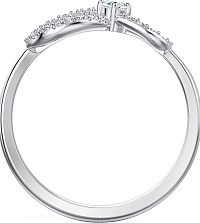 Кольцо ''Знак бесконечности'' Swarovski Infinity 5535401