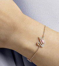 Браслет цепь ''Лебедь'' Swarovski Swan 5472271 Браслет цепь ''Лебедь'' Swarovski Swan 5472271