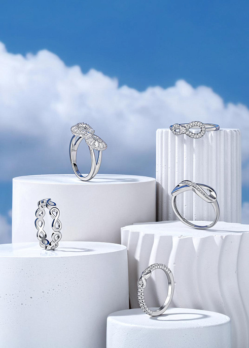 Коктейльное кольцо Swarovski Hyperbola 5679697