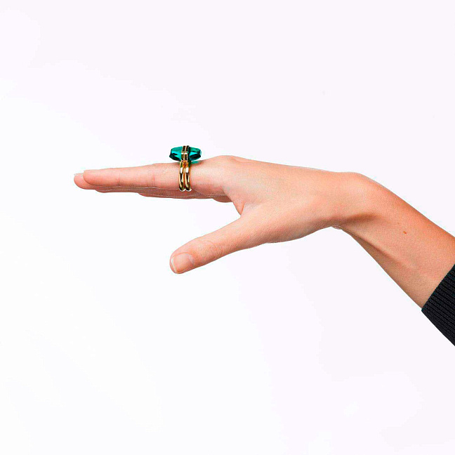 Коктейльное наборное кольцо Swarovski Lucent 5620724