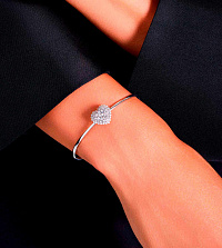 Жесткий браслет Swarovski Idyllia 5684385