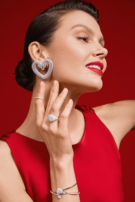 Жесткий браслет Swarovski Idyllia 5684385