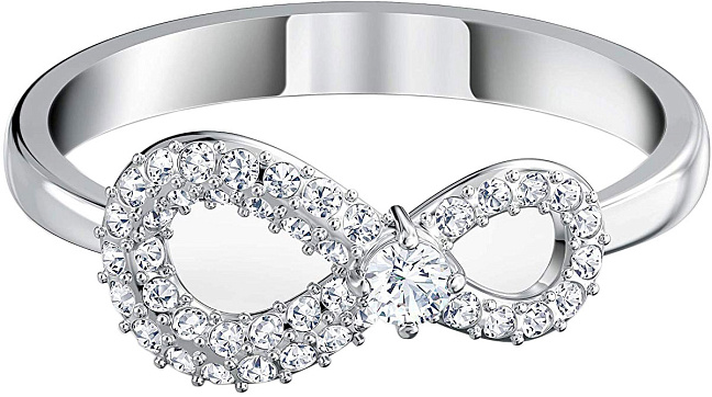 Кольцо ''Знак бесконечности'' Swarovski Infinity 5535401